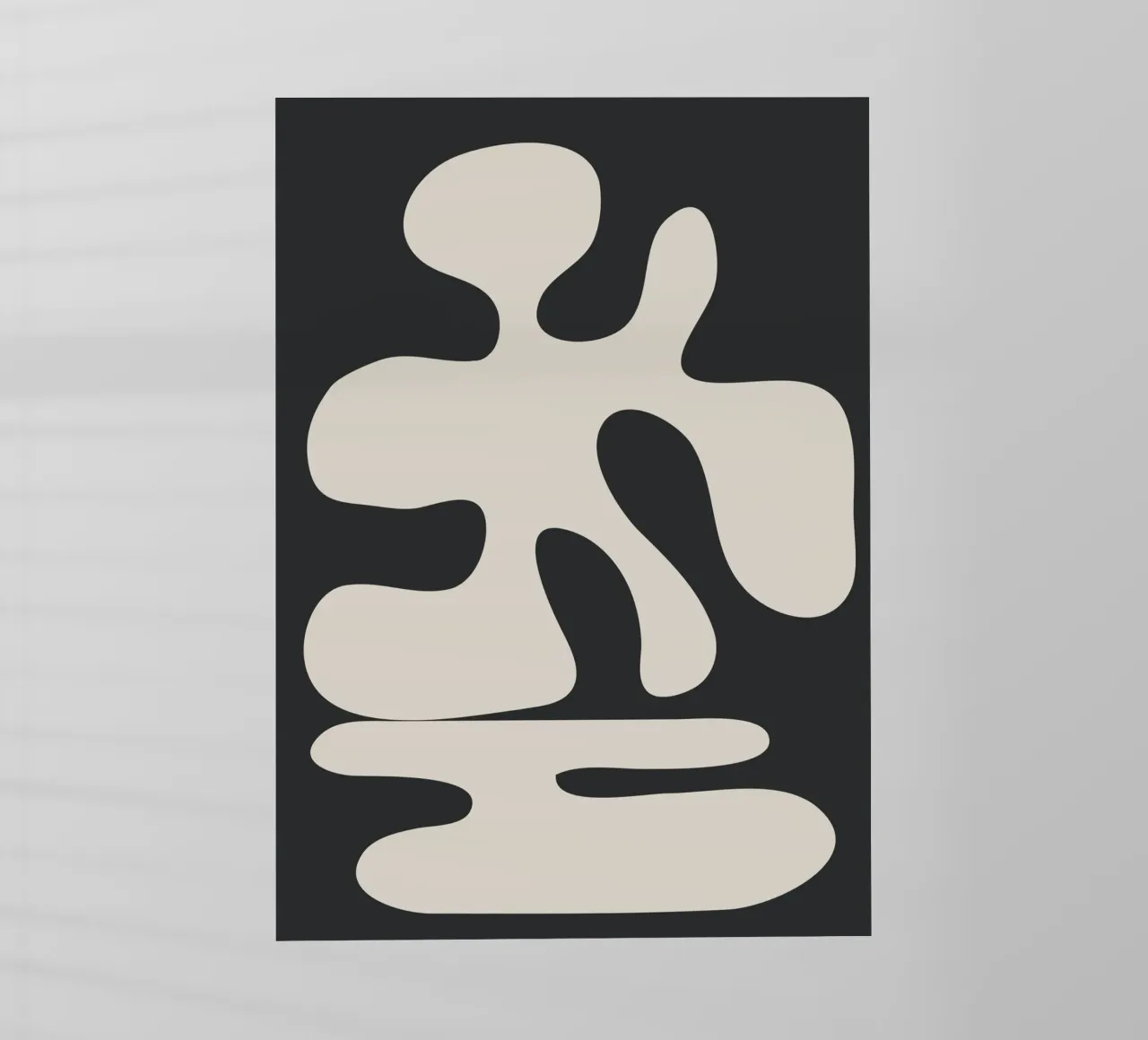 Modern Abstract Shapes 1 pellicola backlit da Nadjaa