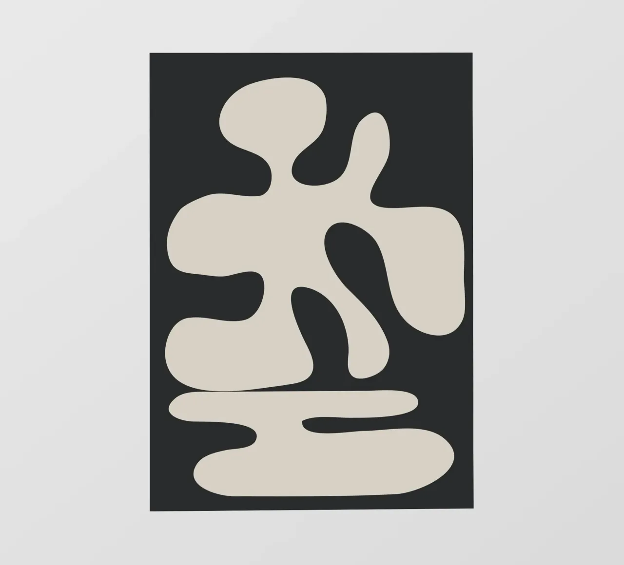 Modern Abstract Shapes 1 pellicola backlit da Nadjaa