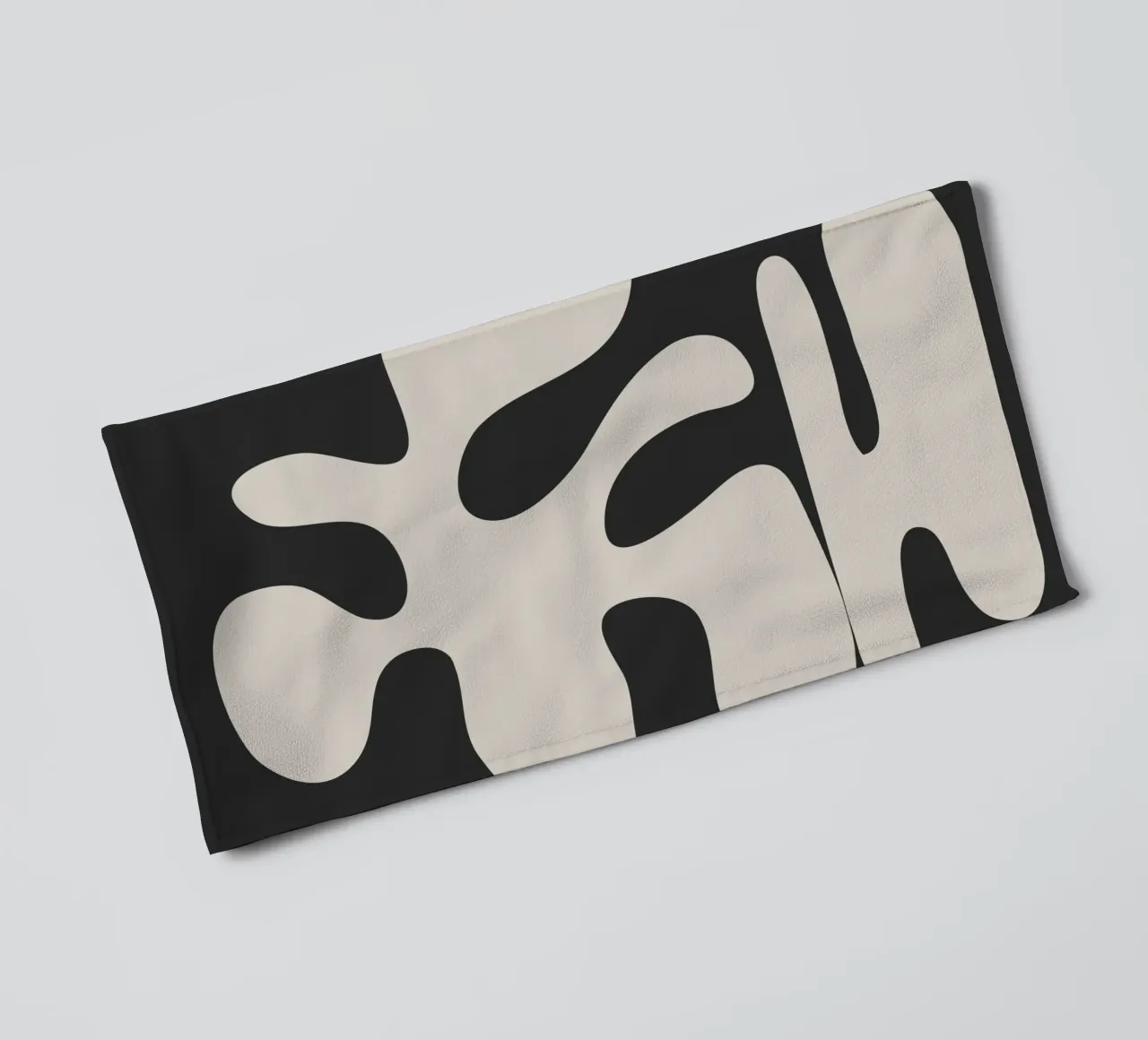 Modern Abstract Shapes 1 towel by Nadjaa