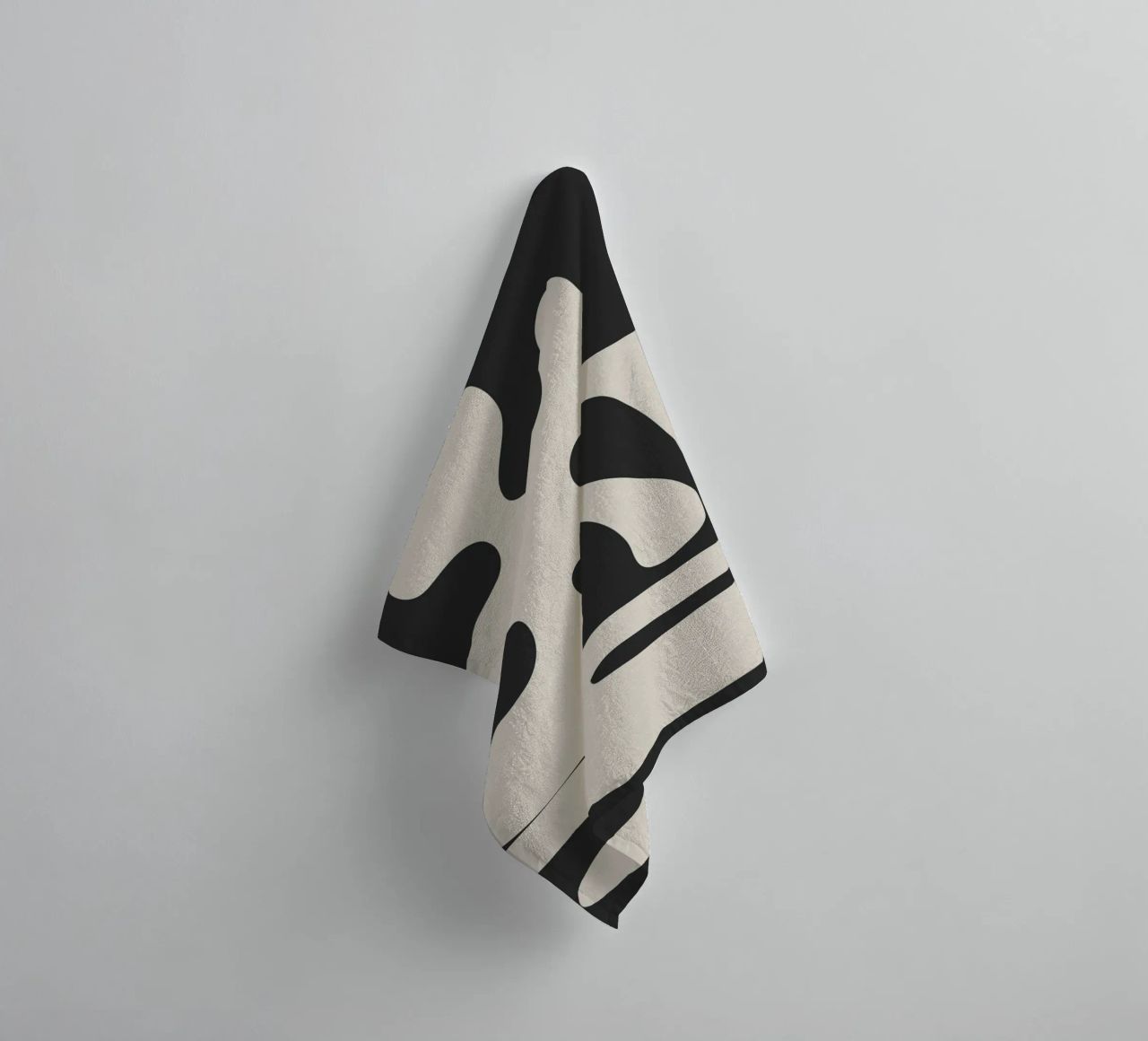 Modern Abstract Shapes 1 towel by Nadjaa