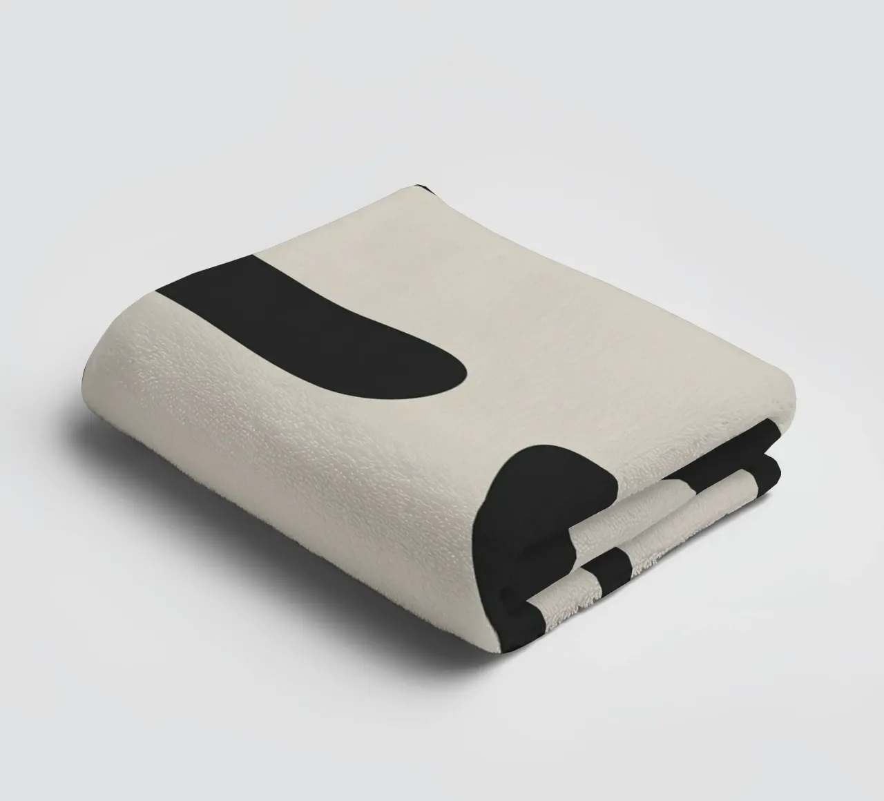 Modern Abstract Shapes 1 towel by Nadjaa