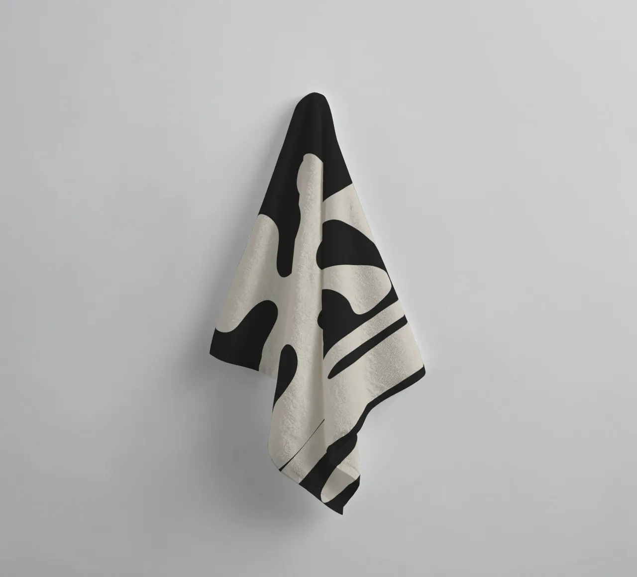 Modern Abstract Shapes 1 towel by Nadjaa