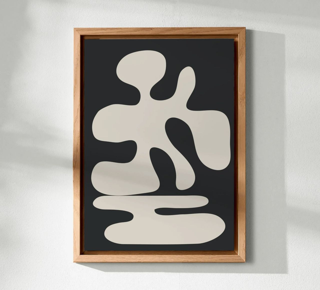 Modern Abstract Shapes 1 alluminio dibond da Nadjaa