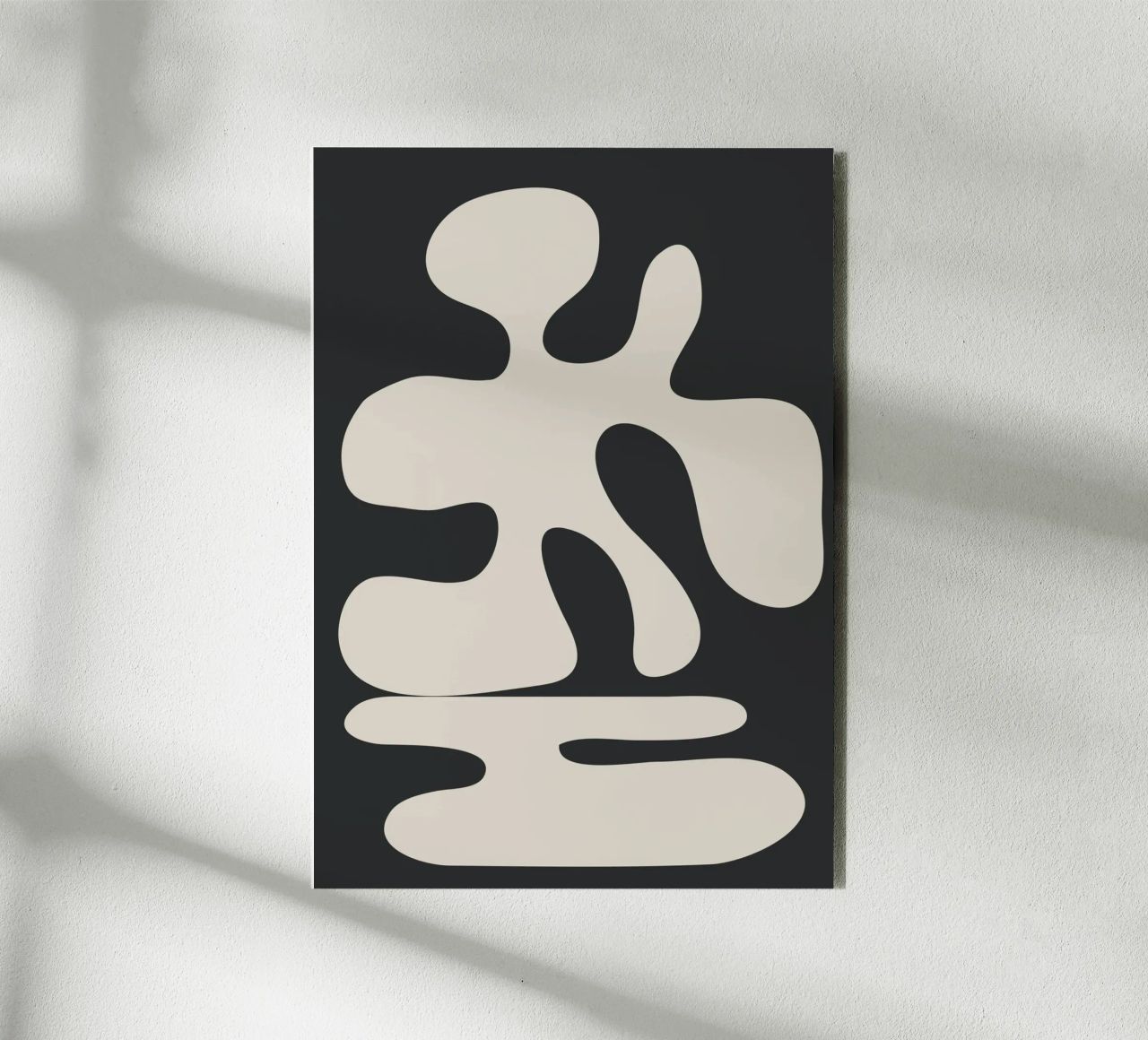 Modern Abstract Shapes 1 alluminio dibond da Nadjaa