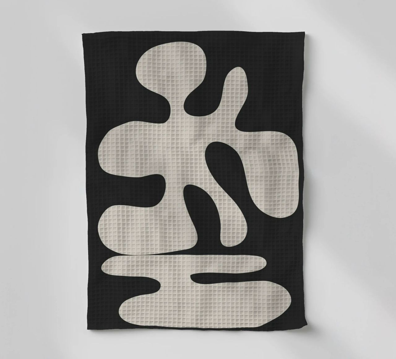Modern Abstract Shapes 1 tea towel by Nadjaa