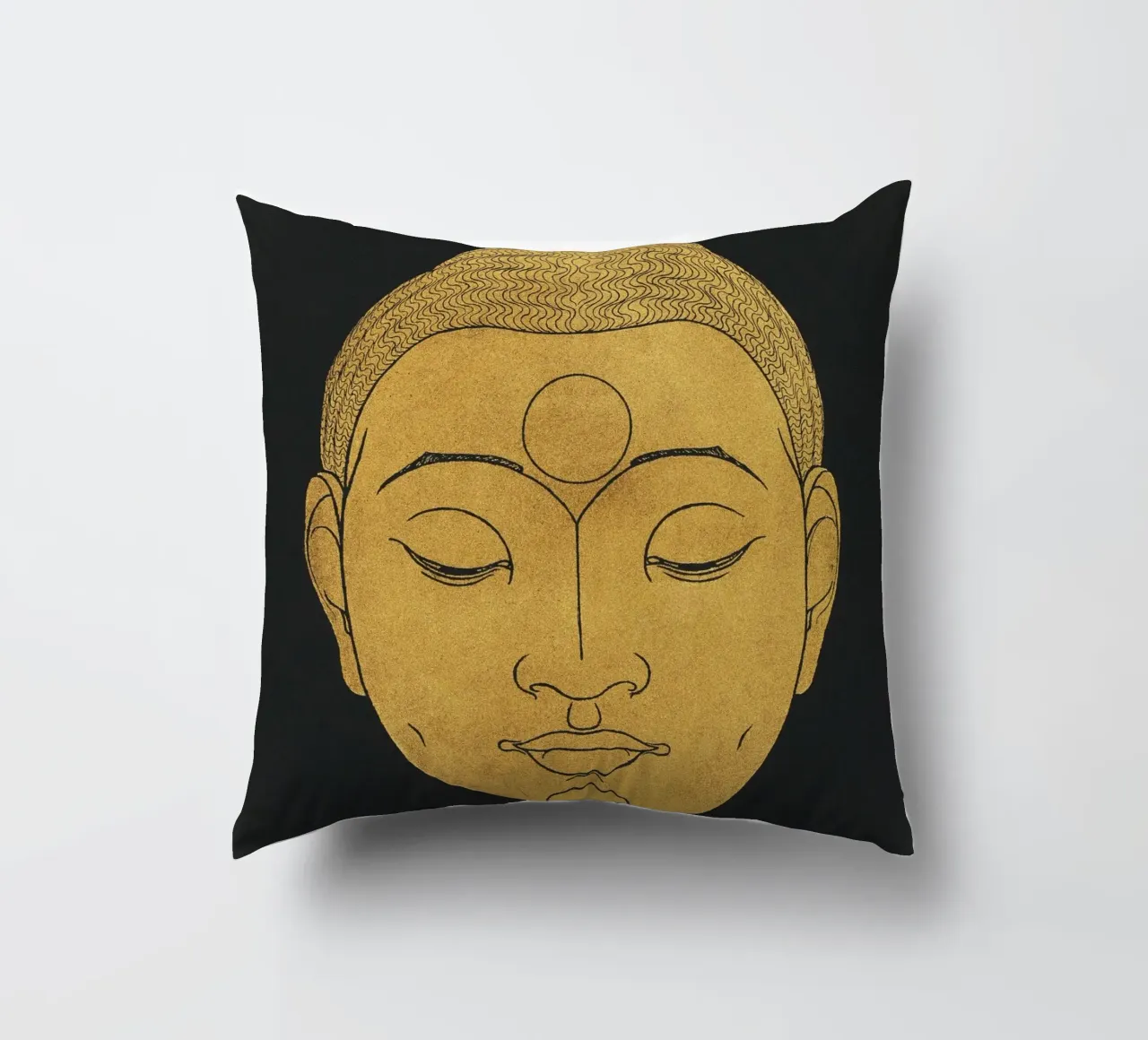 Testa di Buddha (1943) di Reijer Stolk cuscino da Venus Art