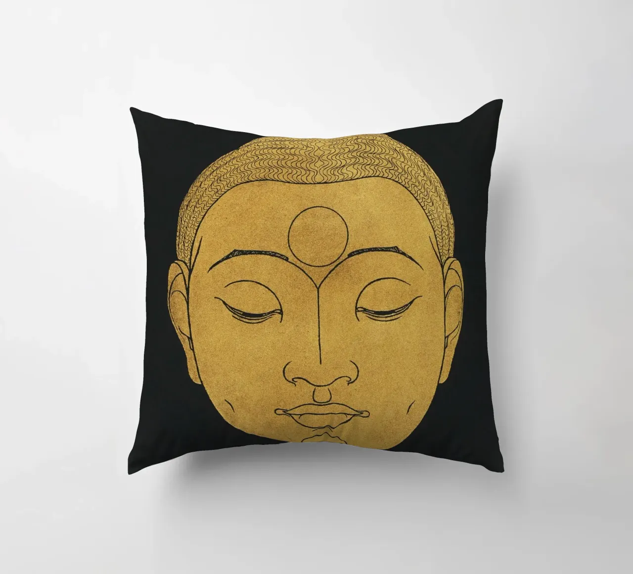 Testa di Buddha (1943) di Reijer Stolk cuscino da Venus Art