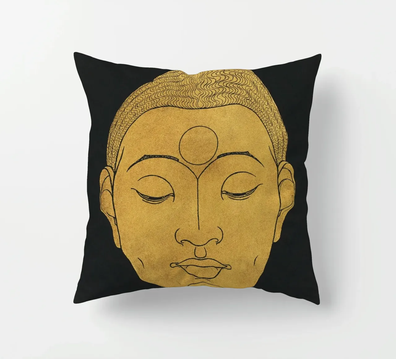Testa di Buddha (1943) di Reijer Stolk cuscino da Venus Art