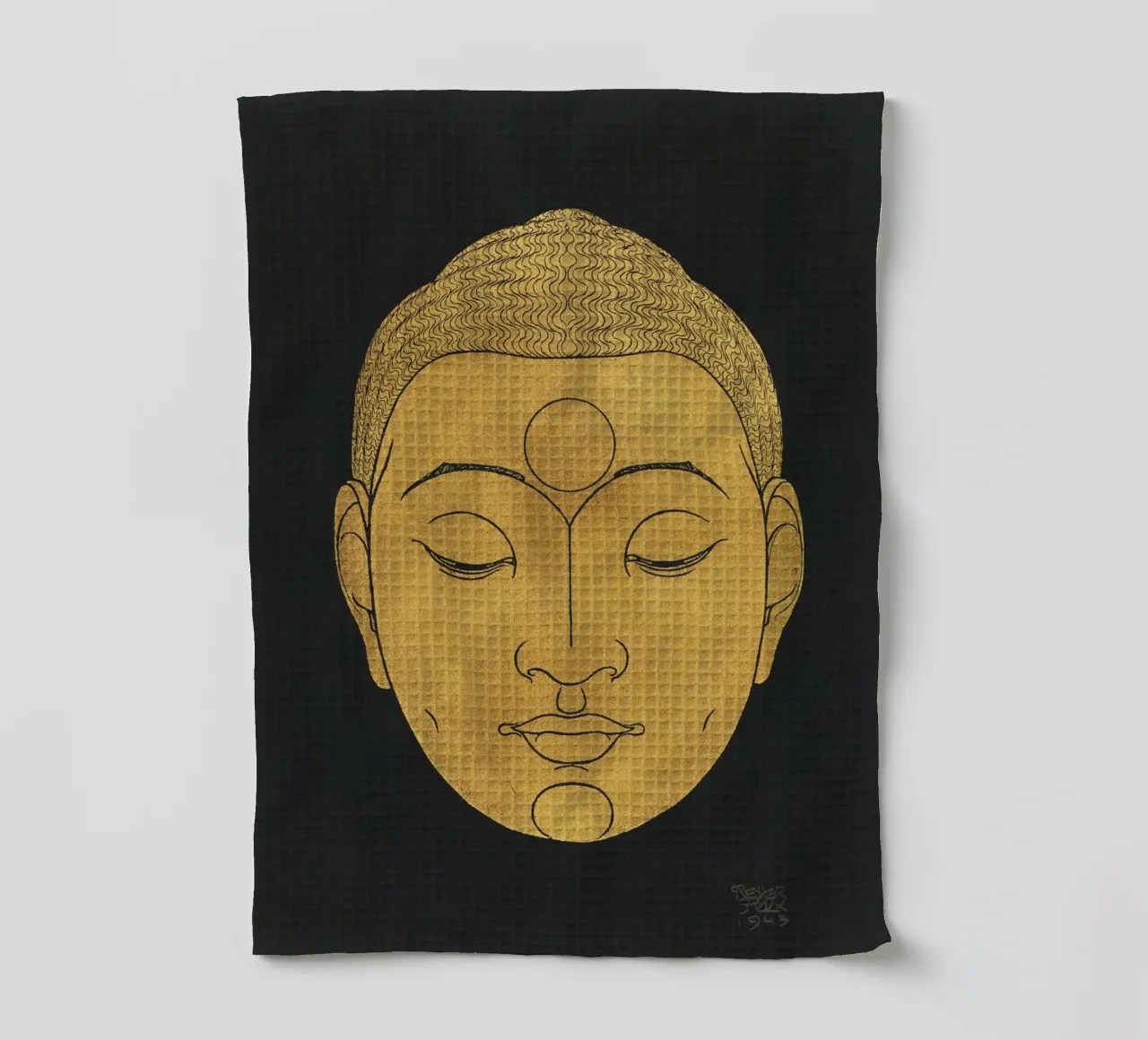 Testa di Buddha (1943) di Reijer Stolk canovaccio da cucina da Venus Art