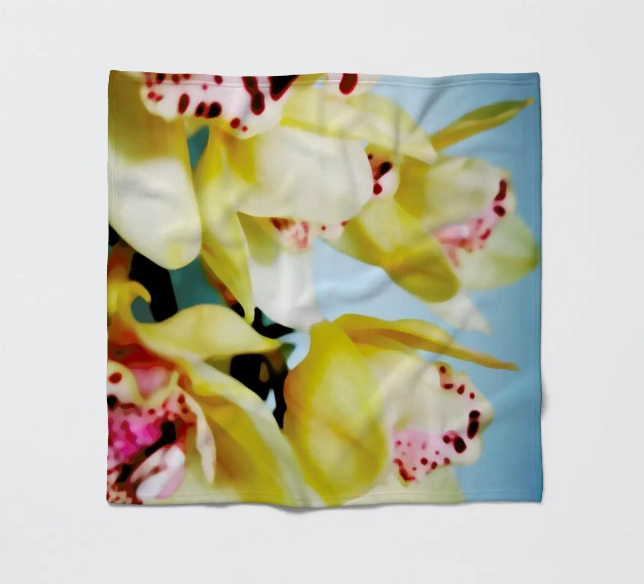 Orchids 9 manta de franela de Angelo Cerantola