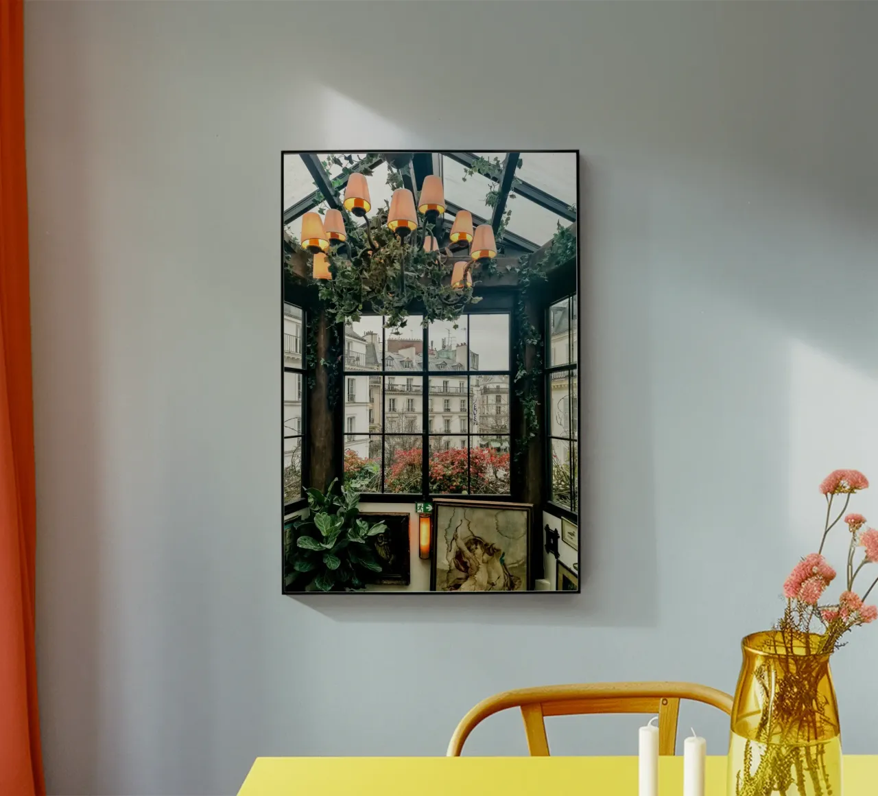 Paris Window View plexiglass da GraceDigitalArtCo