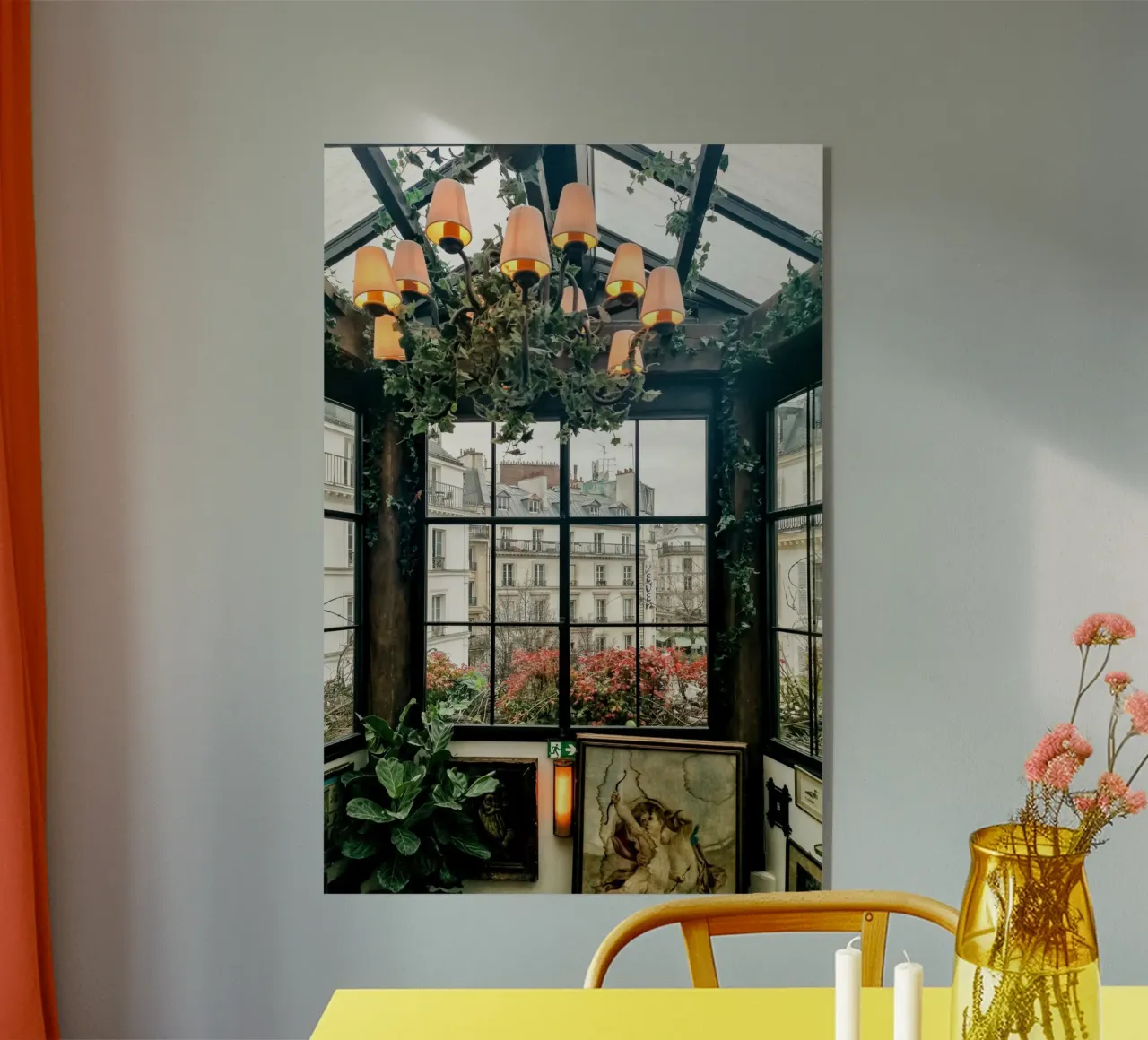 Paris Window View plexiglass da GraceDigitalArtCo