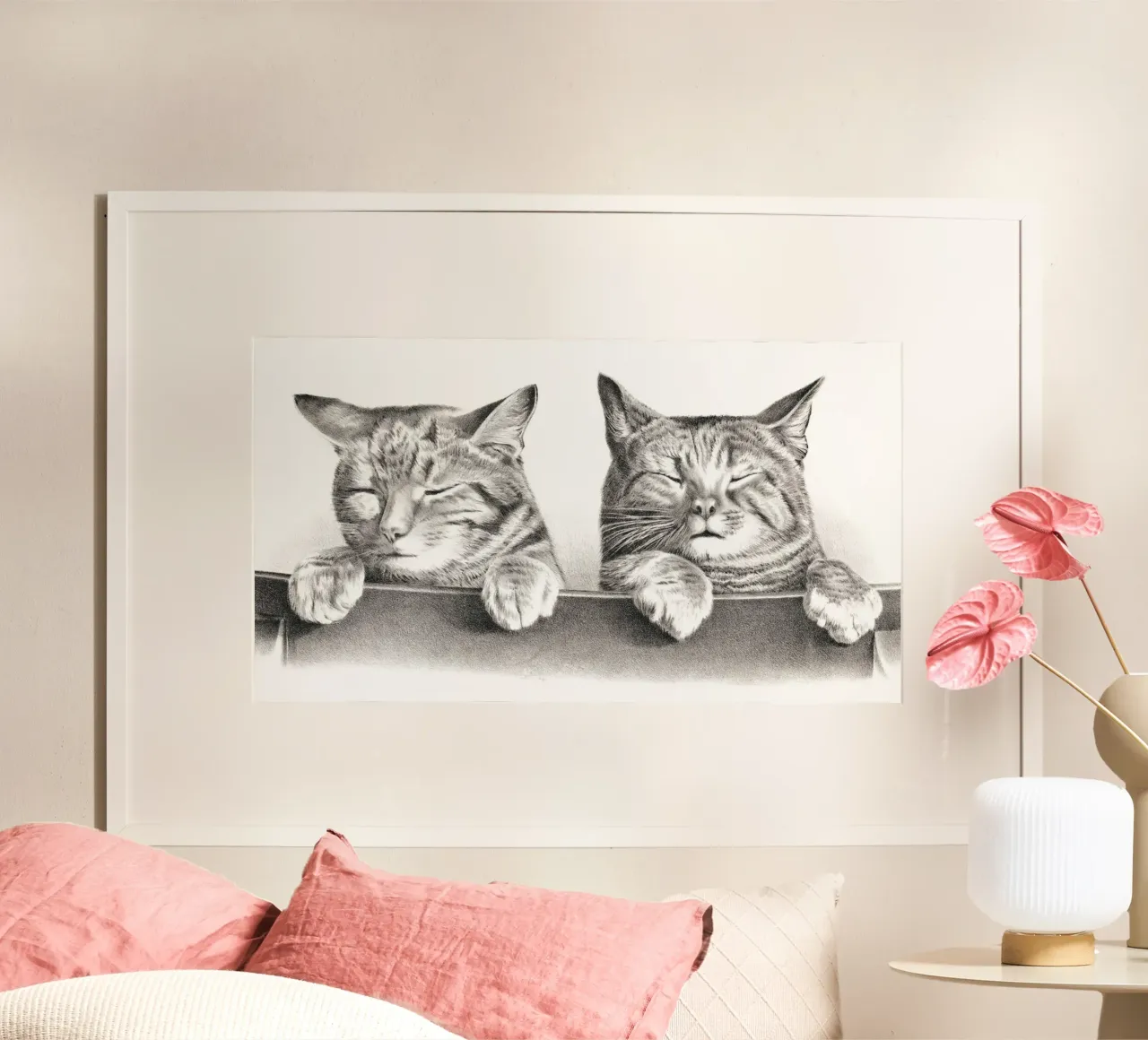 Gatti di Thomas Hunter poster da Venus Art