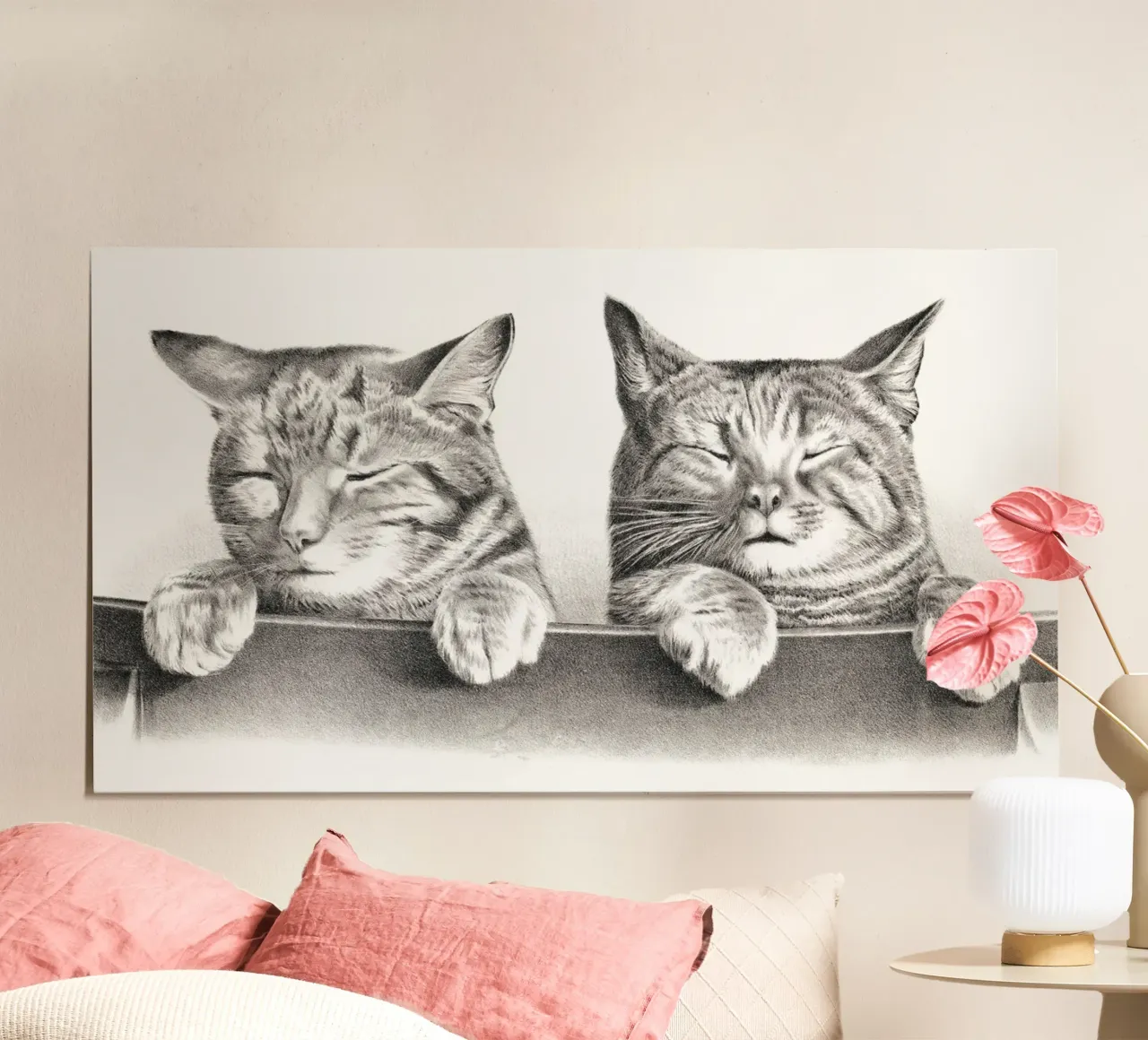 Gatti di Thomas Hunter poster da Venus Art
