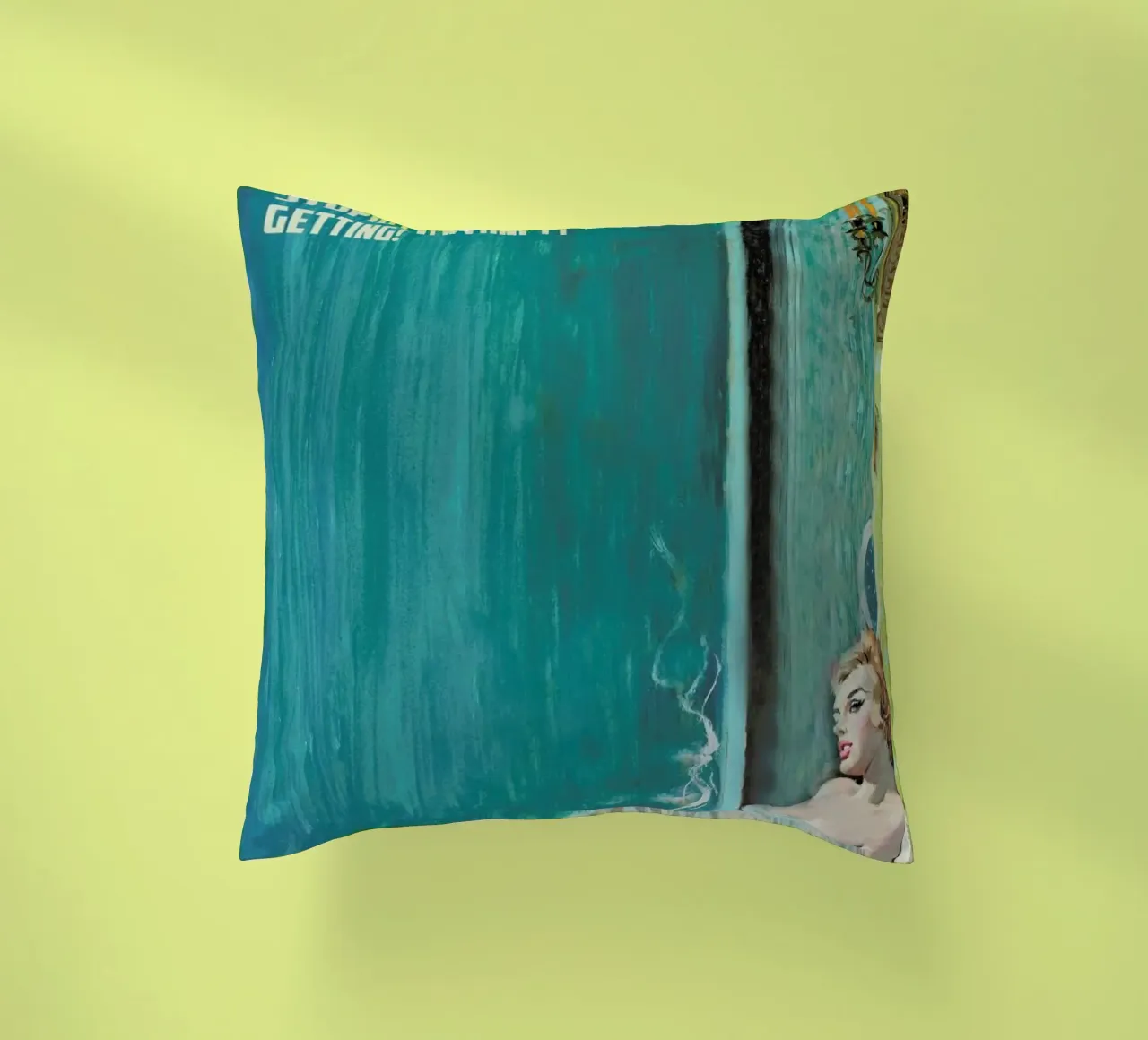 I'm Exhausted By How Stupid cuscino da Gallery Print and Art Limited