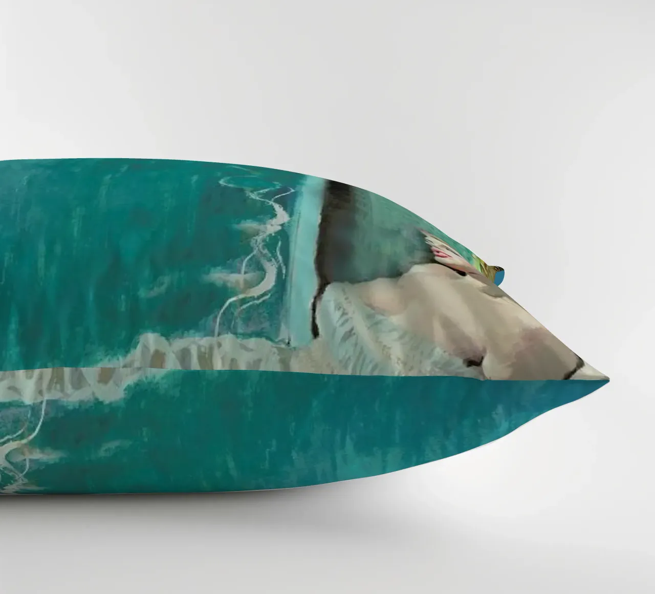 I'm Exhausted By How Stupid decorative cushion by Gallery Print and Art Limited