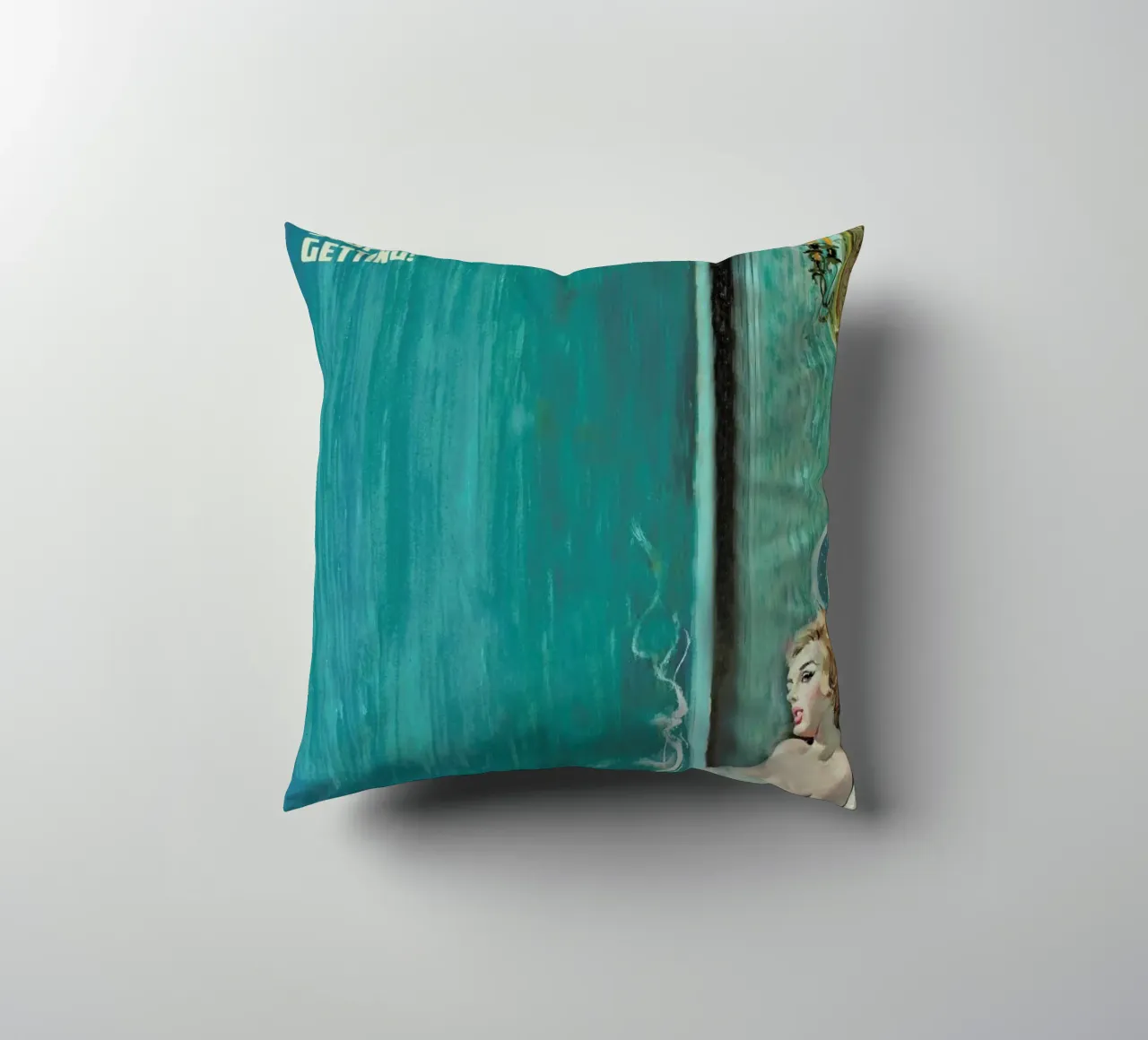 I'm Exhausted By How Stupid cuscino da Gallery Print and Art Limited