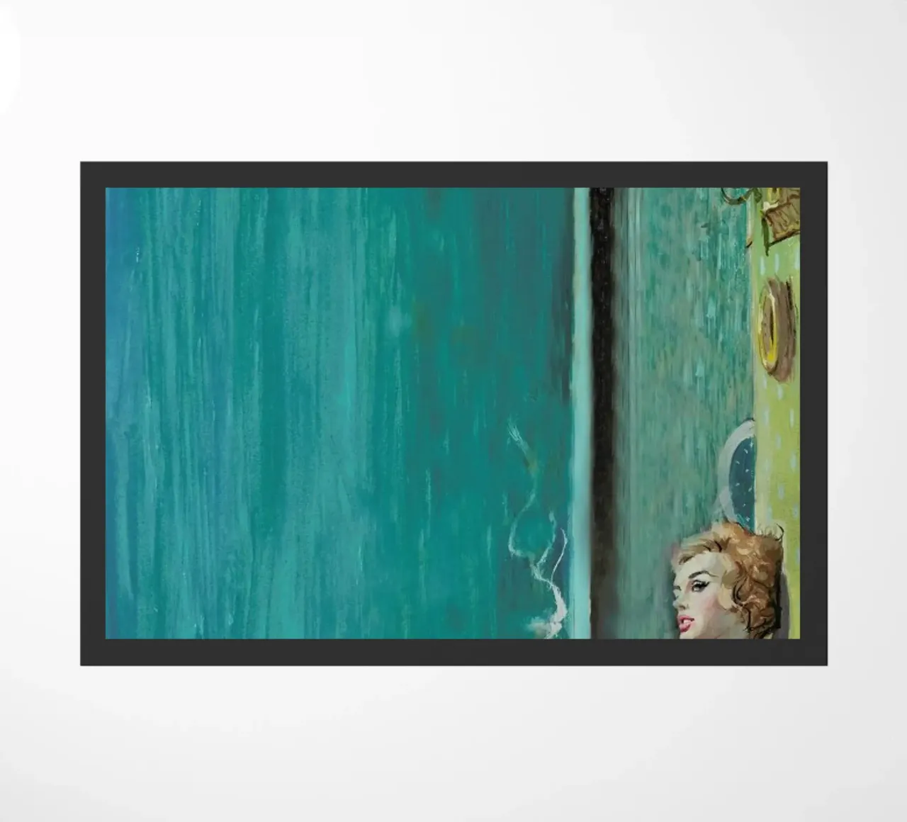 I'm Exhausted By How Stupid Fußmatte von Gallery Print and Art Limited