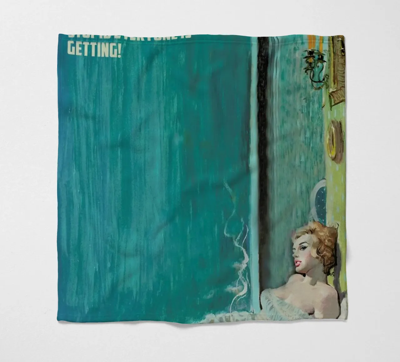 I'm Exhausted By How Stupid manta de franela de Gallery Print and Art Limited