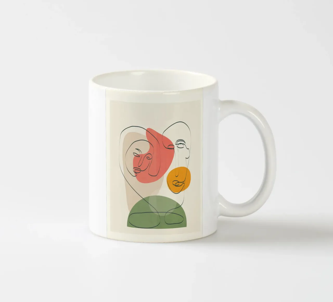 Abstract Sunset Portrait 02 tazza in ceramica da Flow Line