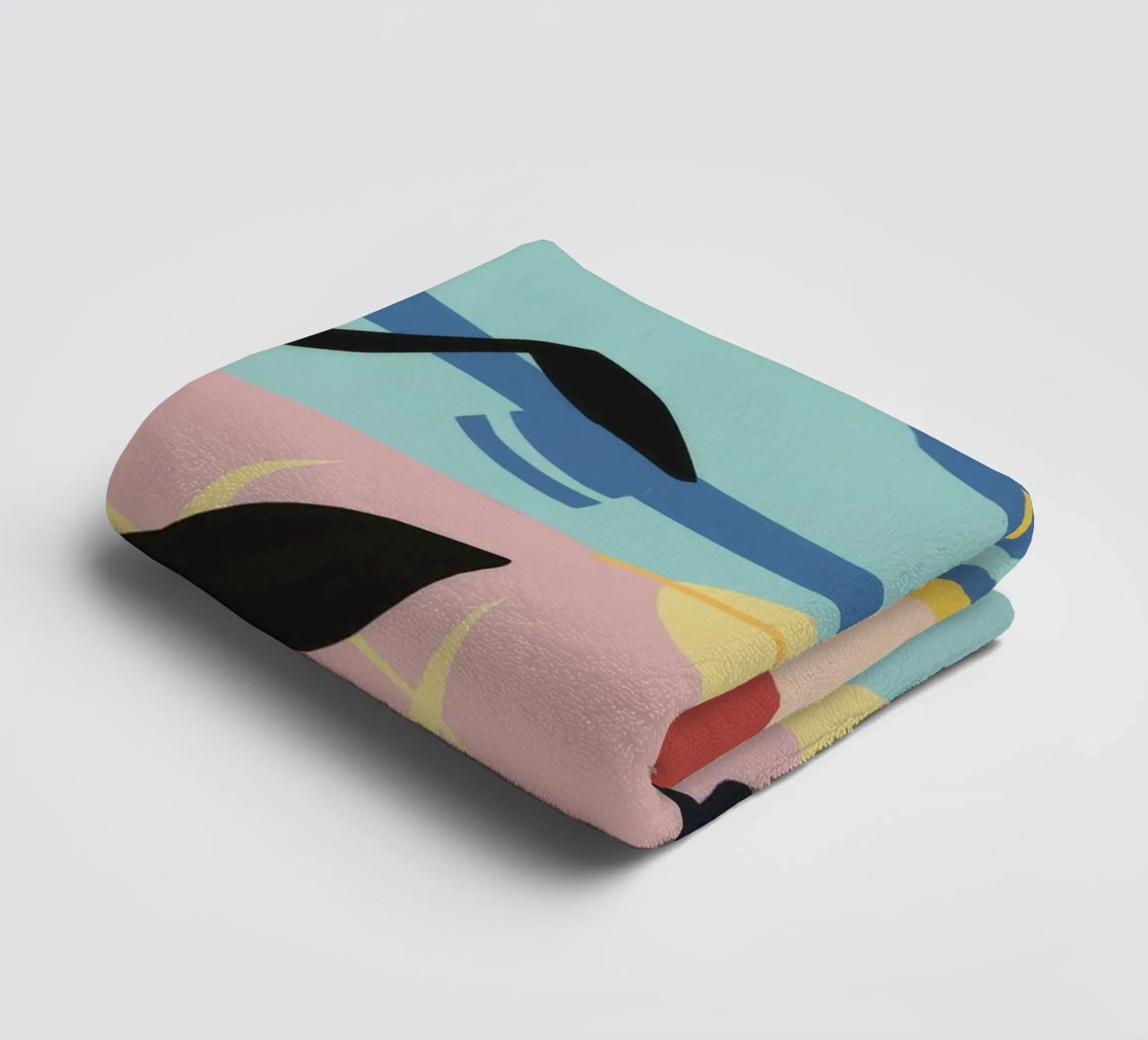 Abstract Coastal Forms towel by Chroma Haven