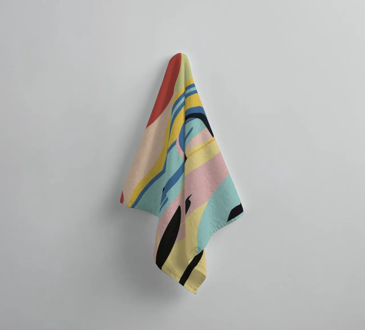 Formes côtières abstraites serviette de bain de Chroma Haven