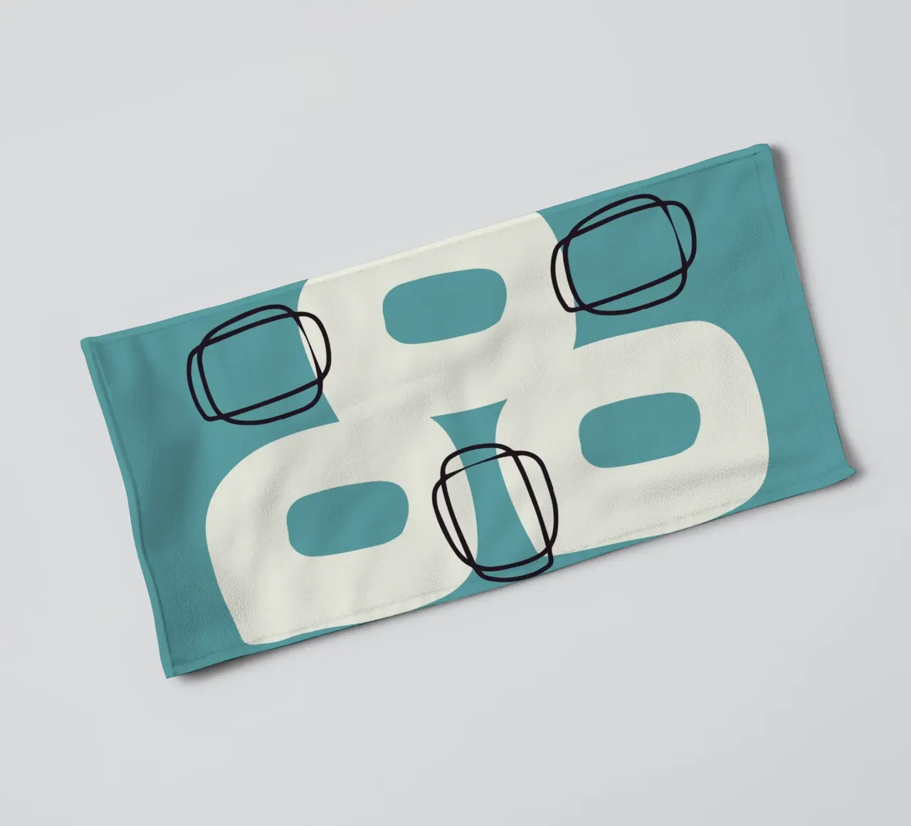 Nursery organic loop towel by Little Dean