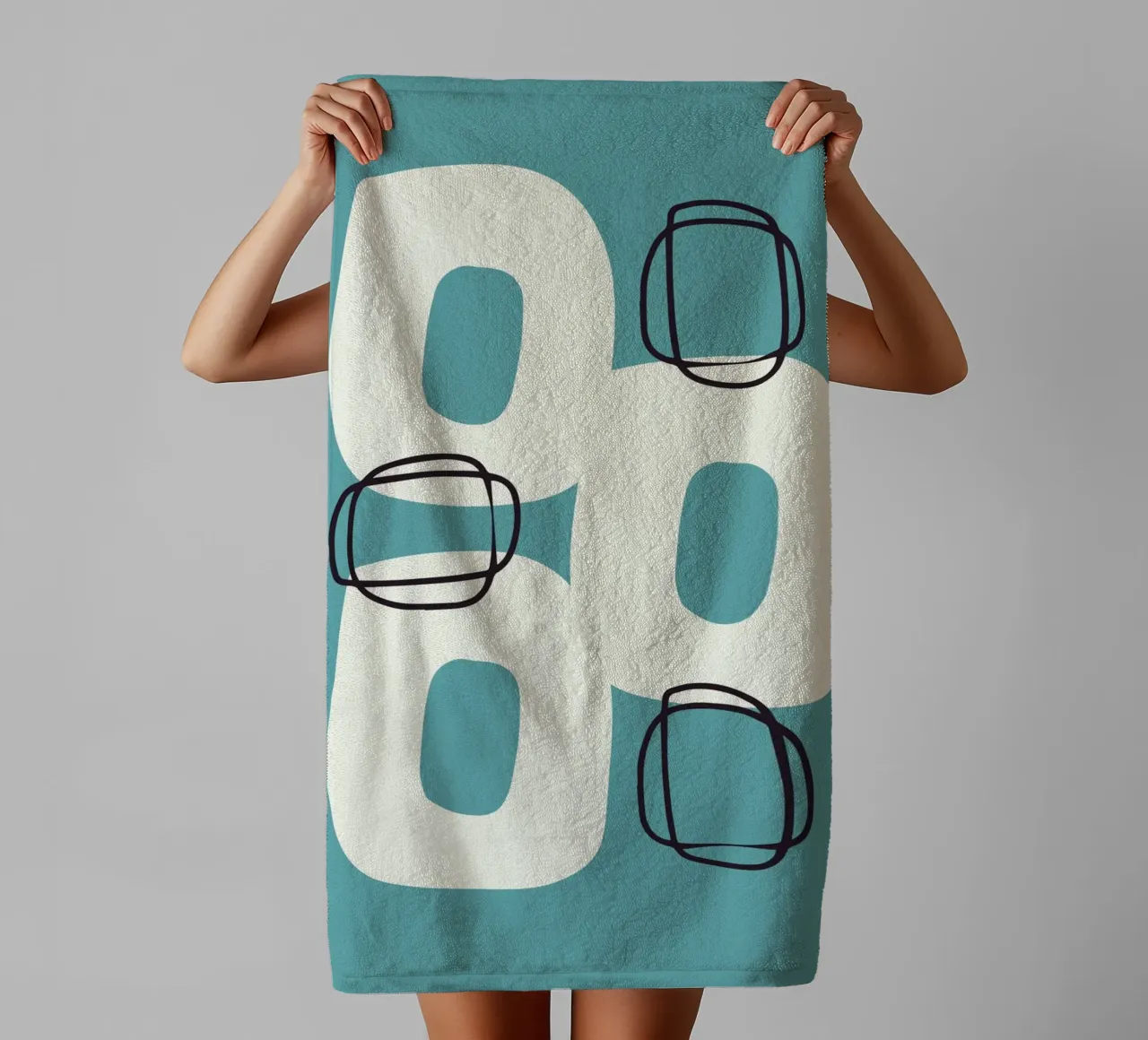 Nursery organic loop towel by Little Dean