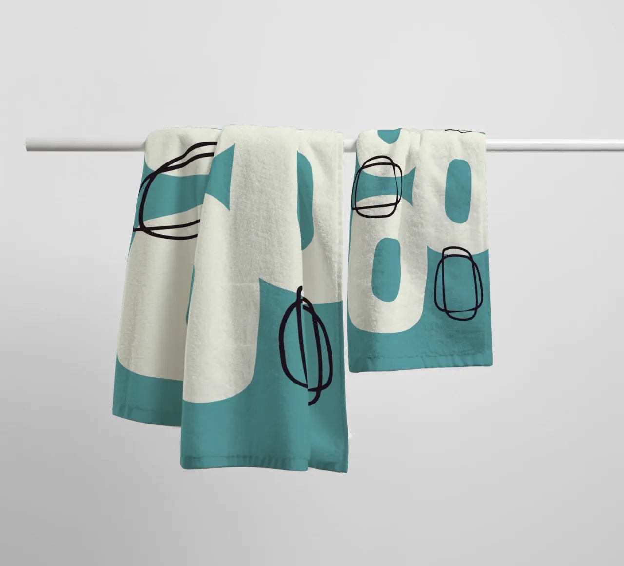 Nursery organic loop towel by Little Dean