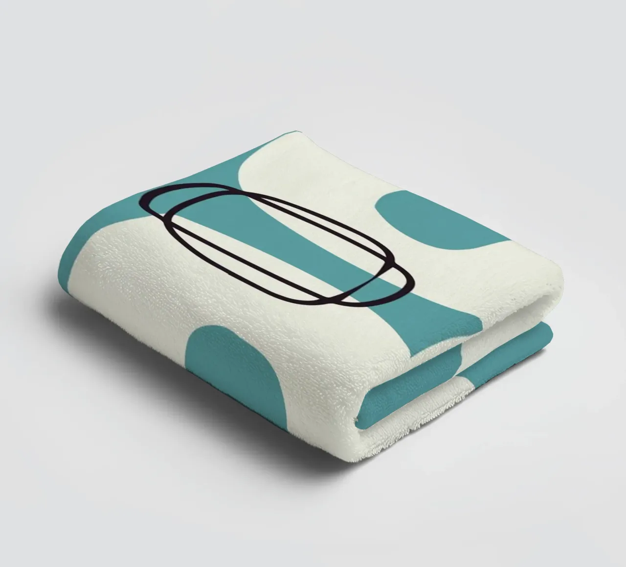 Nursery organic loop towel by Little Dean