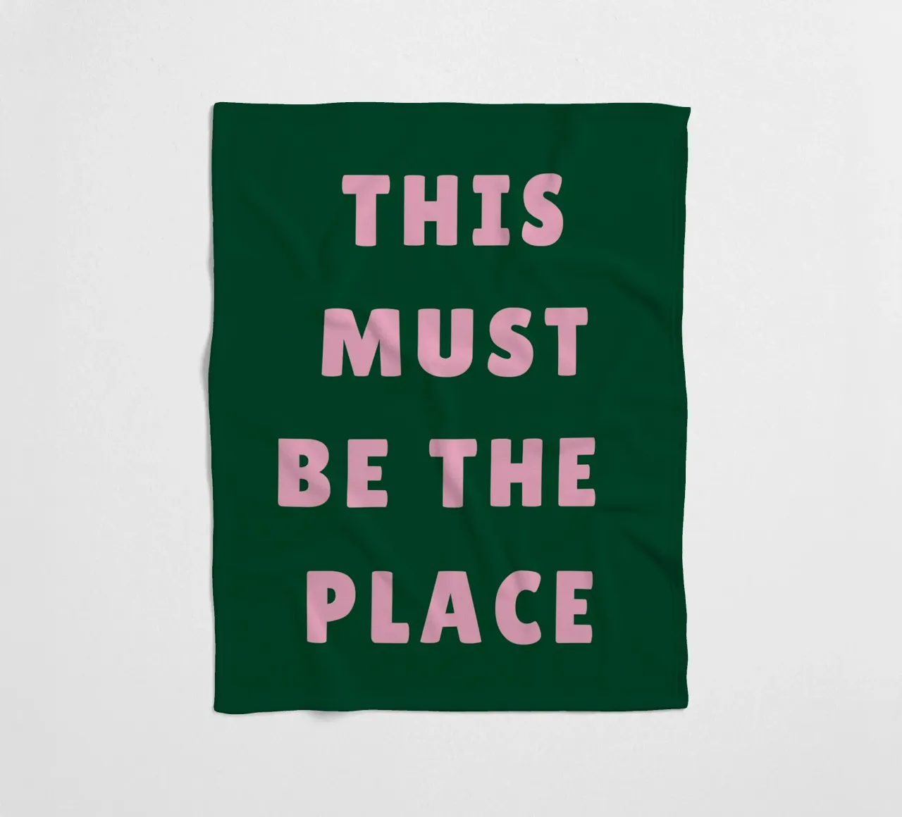 Questo deve essere il posto giusto coperta in pile da pdigitalprints