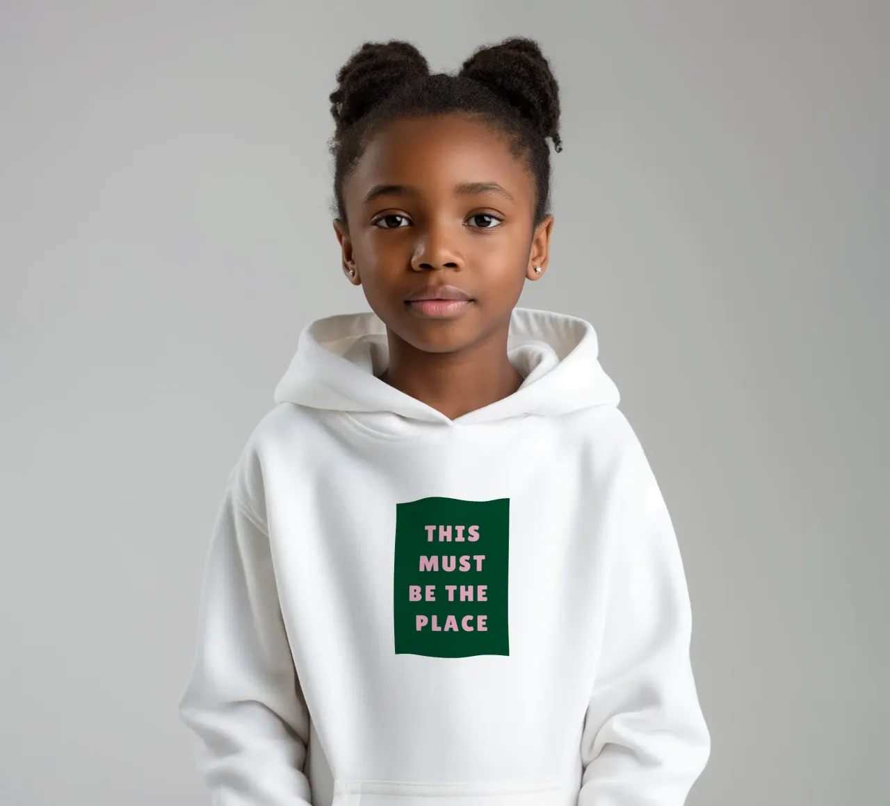 Questo deve essere il posto giusto felpa bambino con cappuccio da pdigitalprints