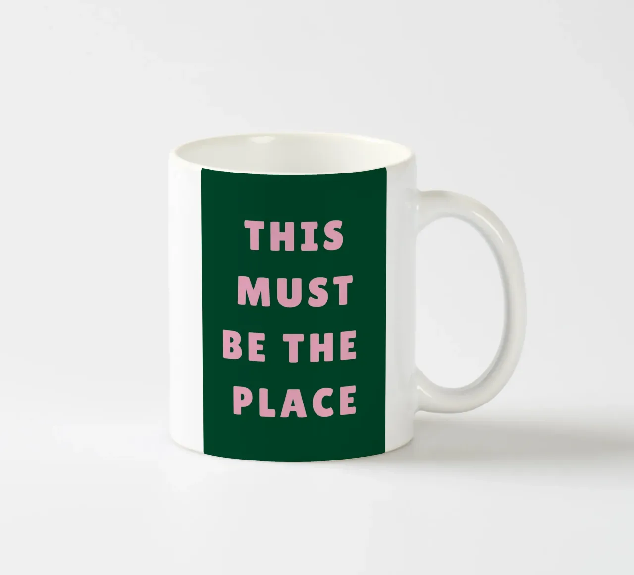 Questo deve essere il posto giusto tazza in ceramica da pdigitalprints