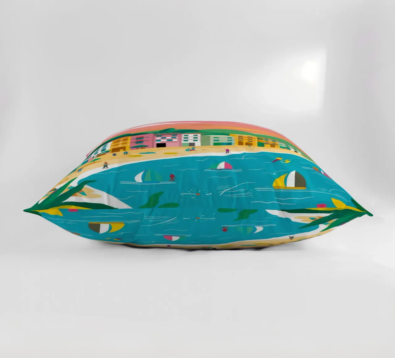Barche a vela Sunny Seaside cuscino da Chroma Haven