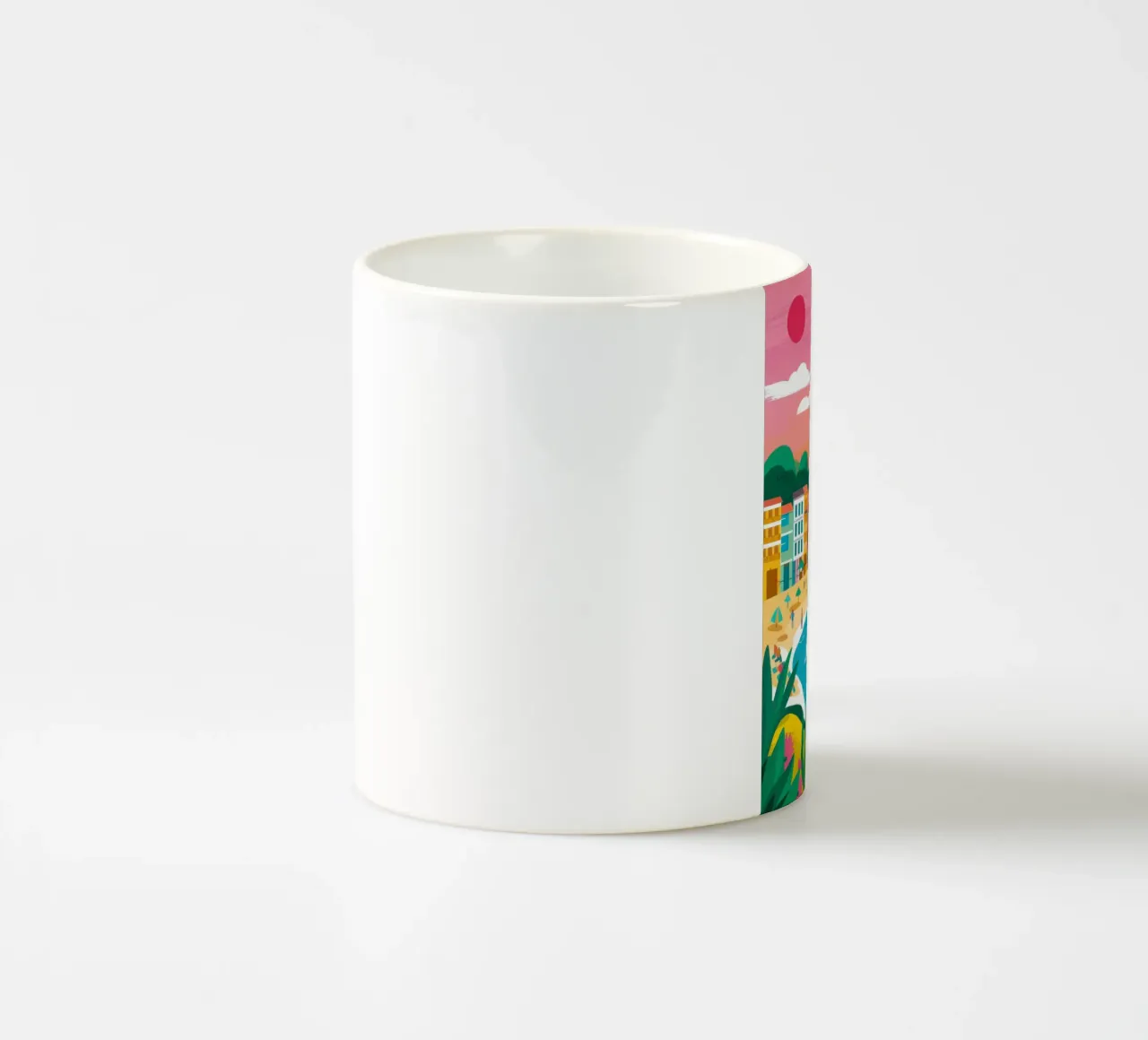 Barche a vela Sunny Seaside tazza in ceramica da Chroma Haven