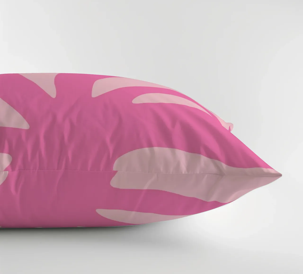 Mostra di design astratto botanico rosa di ispirazione matissiana cuscino da pdigitalprints
