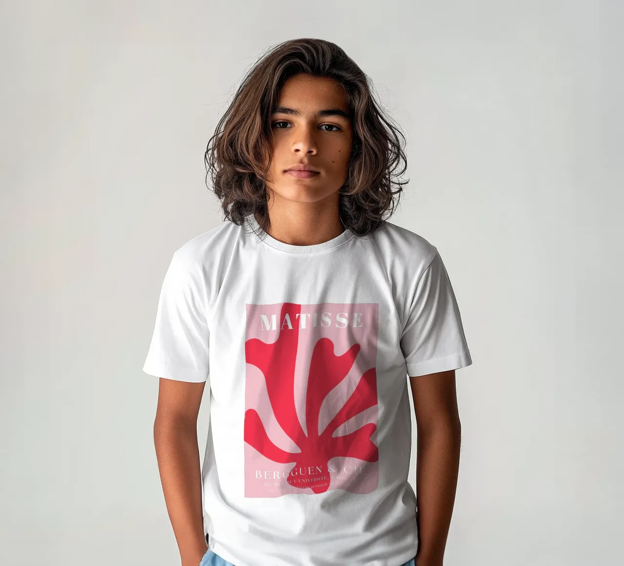 Matisse Inspired Botanical Abstract kids t-shirt by pdigitalprints