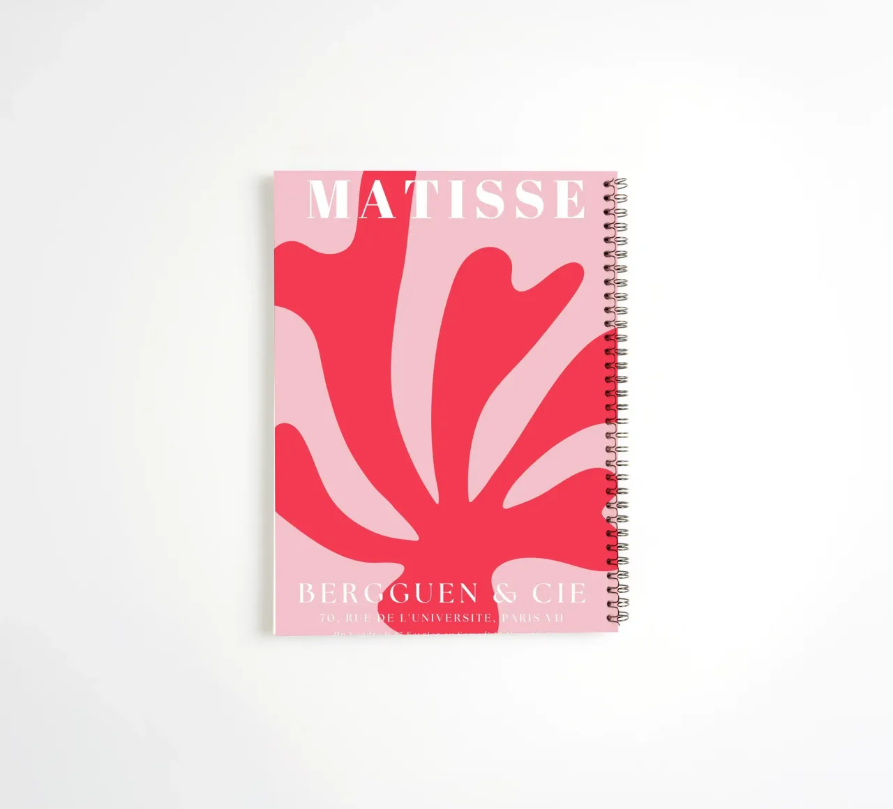 Matisse Inspired Botanical Abstract spiral notebook by pdigitalprints