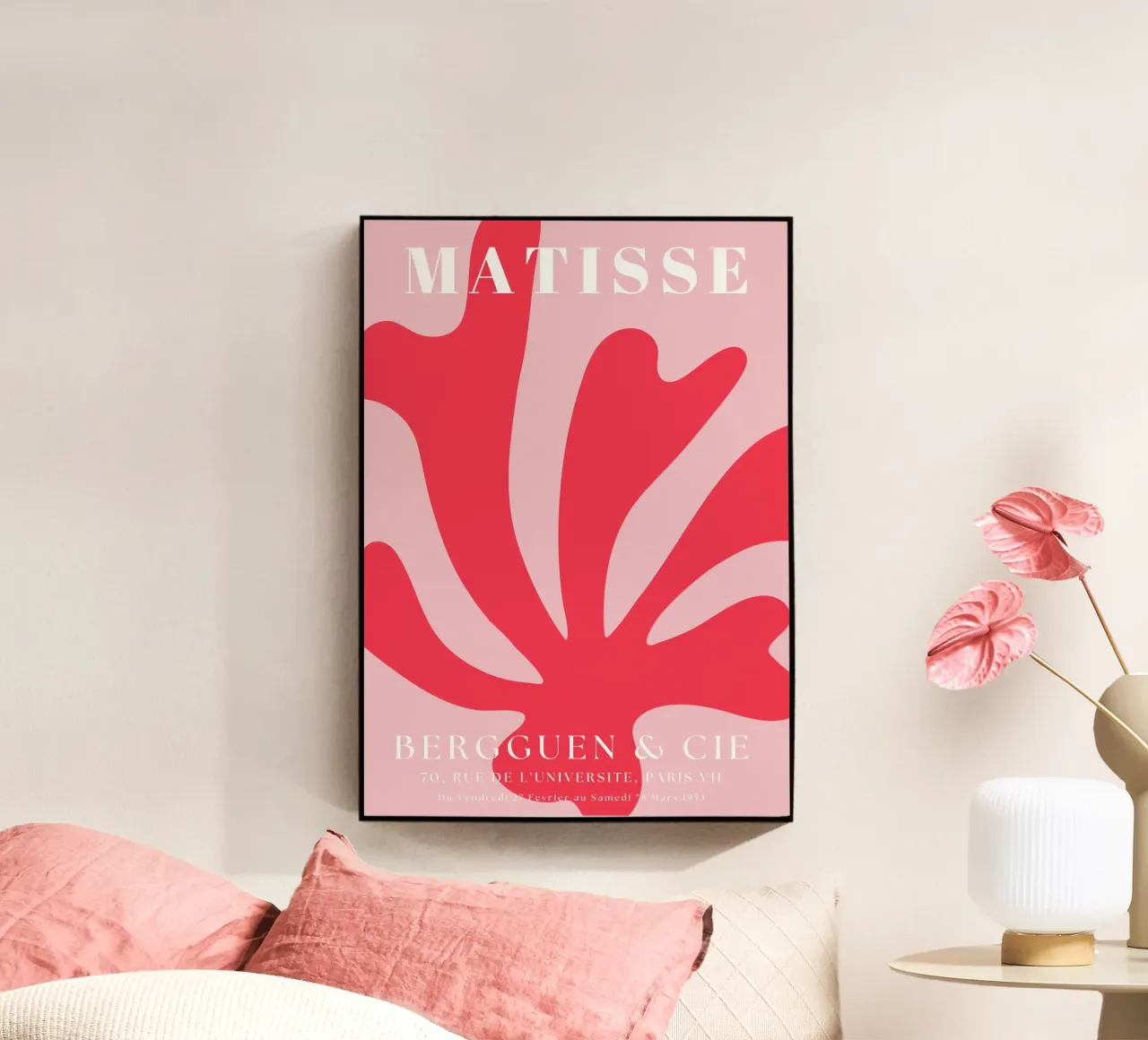 Astratto botanico di ispirazione matissiana plexiglass da pdigitalprints