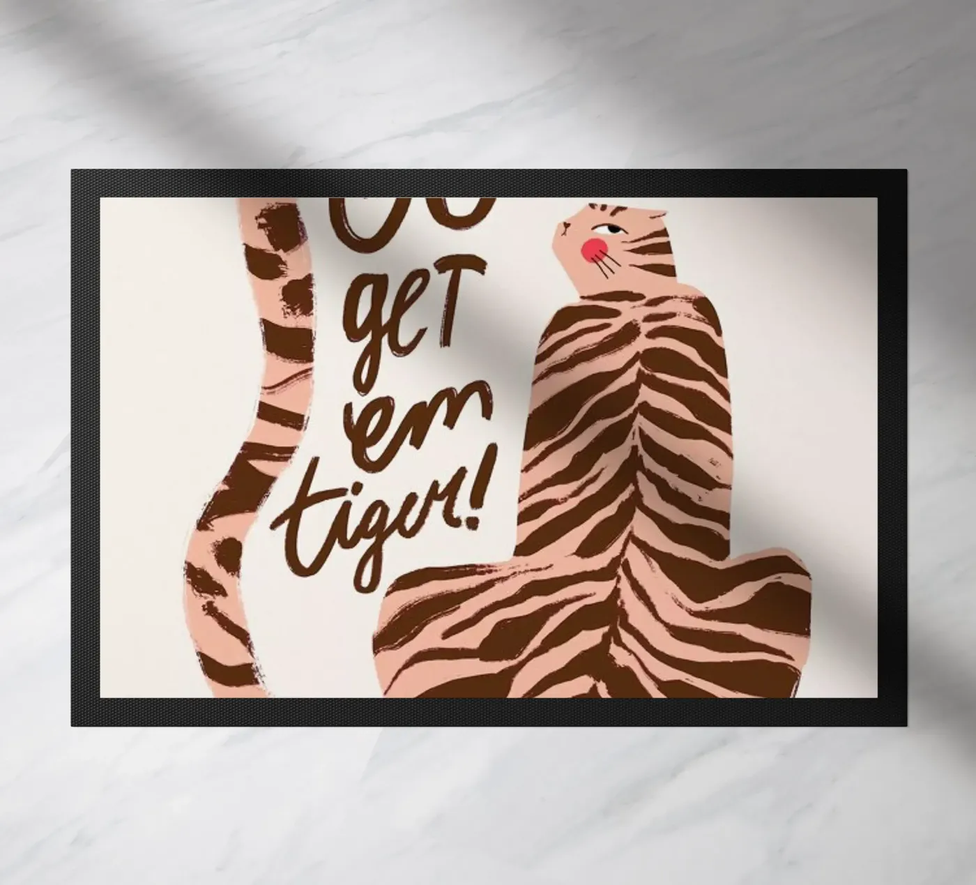 Go Tiger Fußmatte von Pure