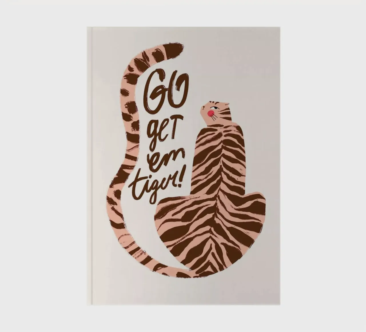 Go Tiger notebook by Pure