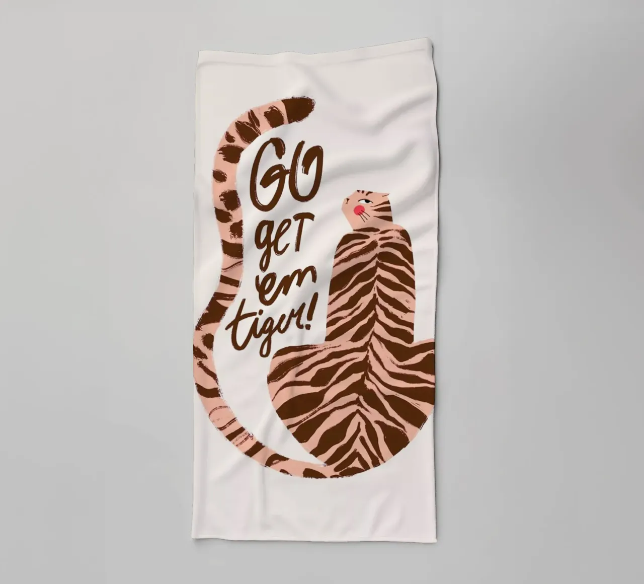 Go Tiger asciugamano da bagno da Pure