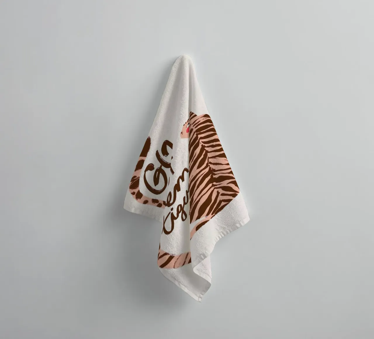 Go Tiger asciugamano da bagno da Pure