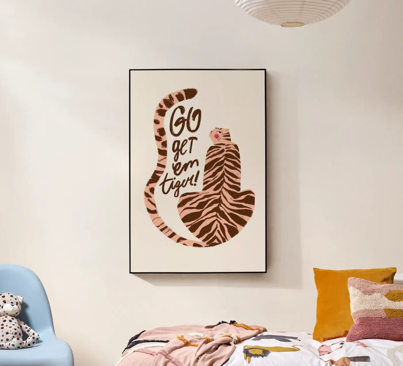 Go Tiger Acryl-Glas von Pure