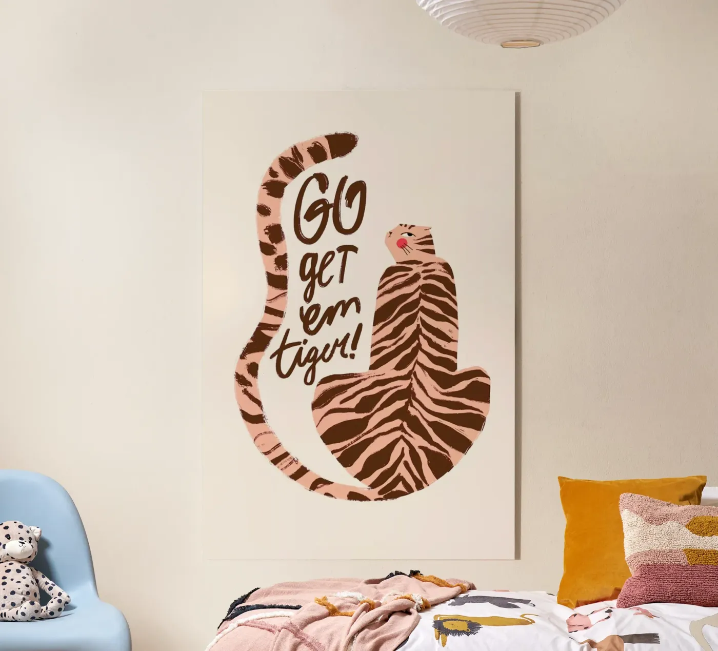 Go Tiger Acryl-Glas von Pure