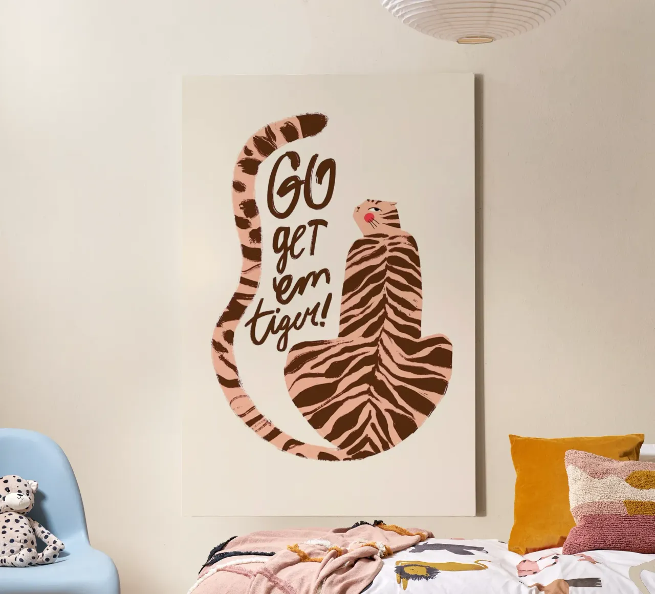 Go Tiger canvas by Pure