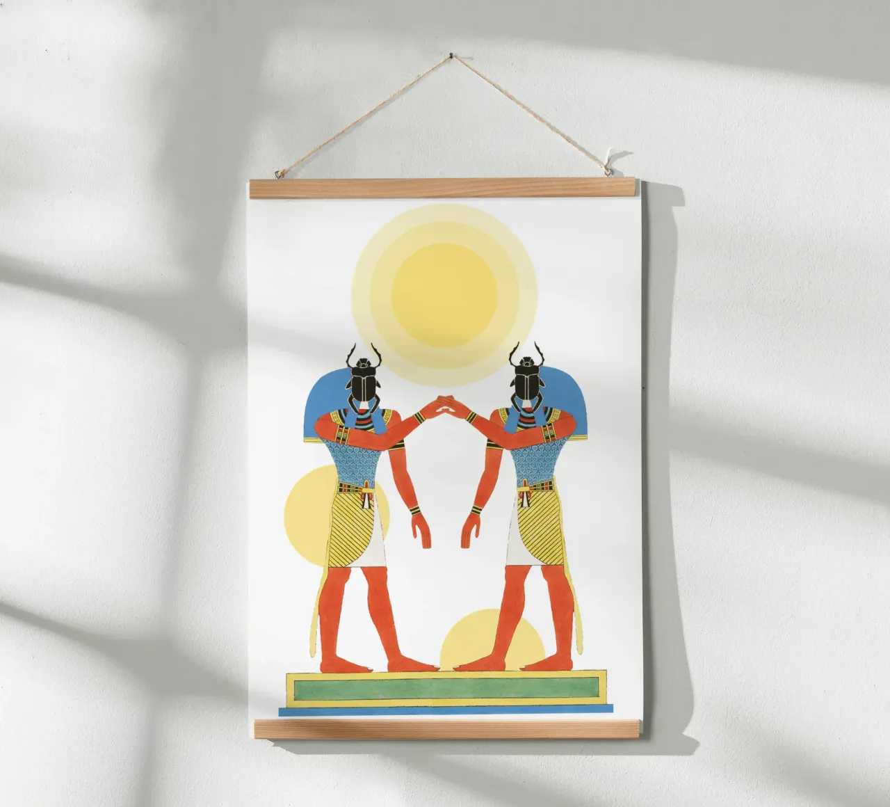 Solar Echo | Press Play Art Print Collage | Egiziano poster da Press Play Art Prints