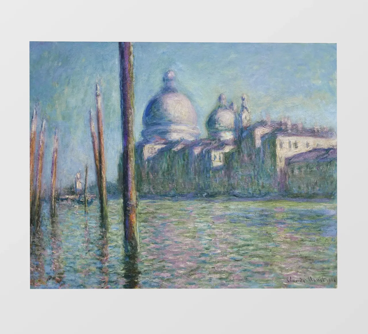 Claude Monet - Le Grand Canal (1908) pellicola backlit da Wirla