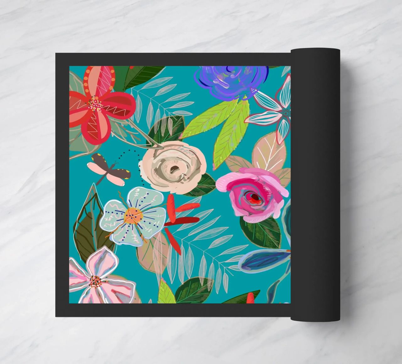 Fiori botanici dai colori vivaci zerbino da gulsengunel
