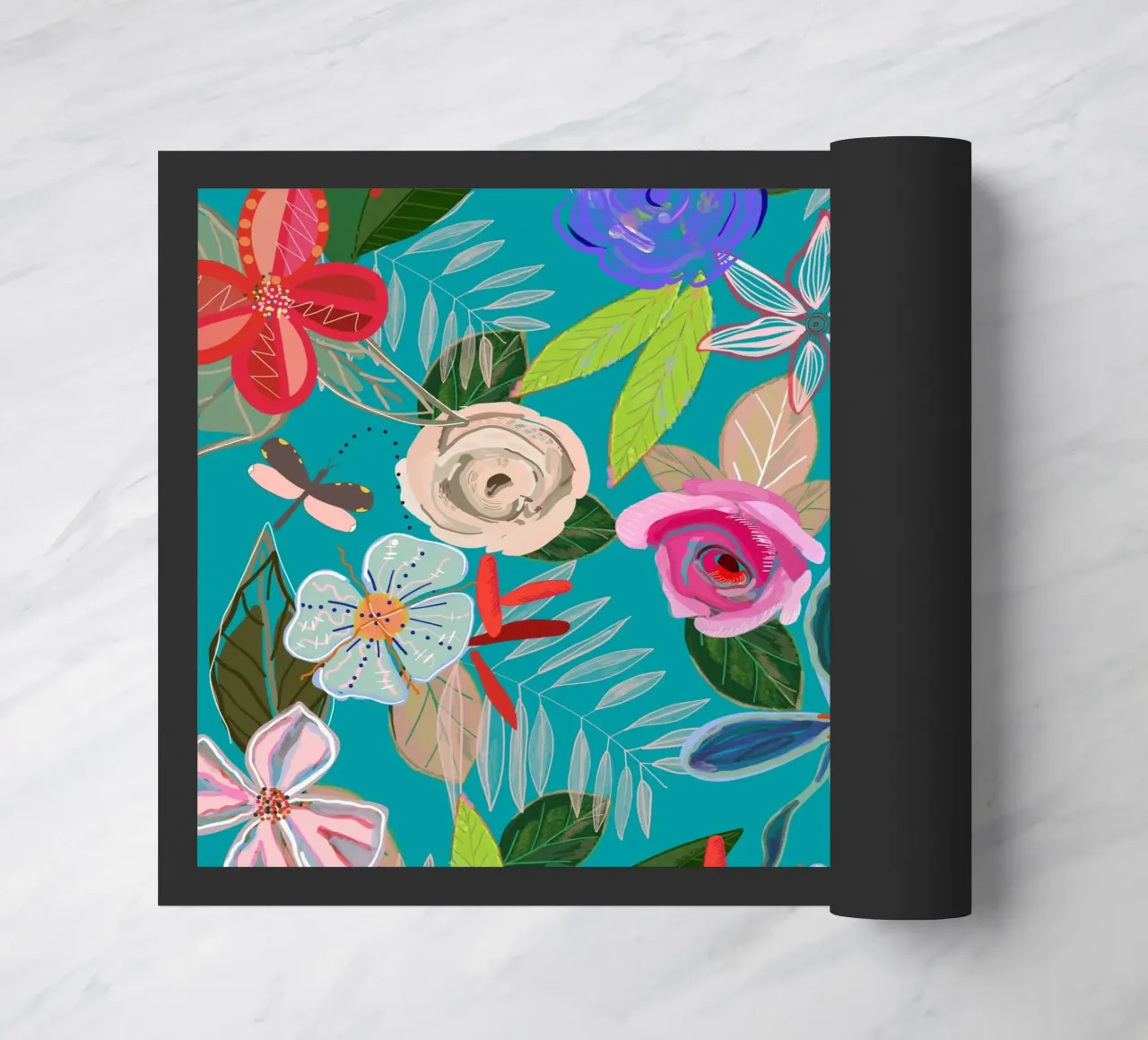Fiori botanici dai colori vivaci zerbino da gulsengunel